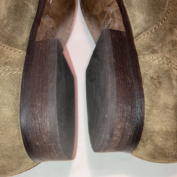 Sam Edelman Army Green Mackay Suede Boots - Picture 6 of 12